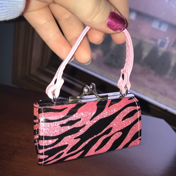 Other - Pink Zebra Change Purse